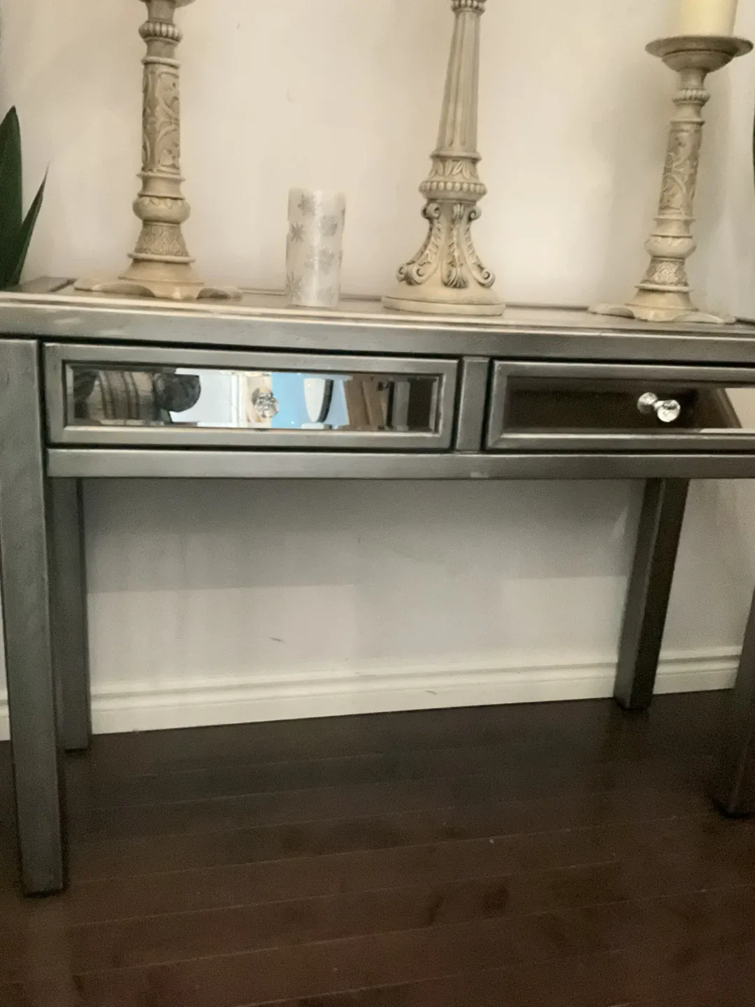 Mirrored Console Table with Drawers image indicator(2)