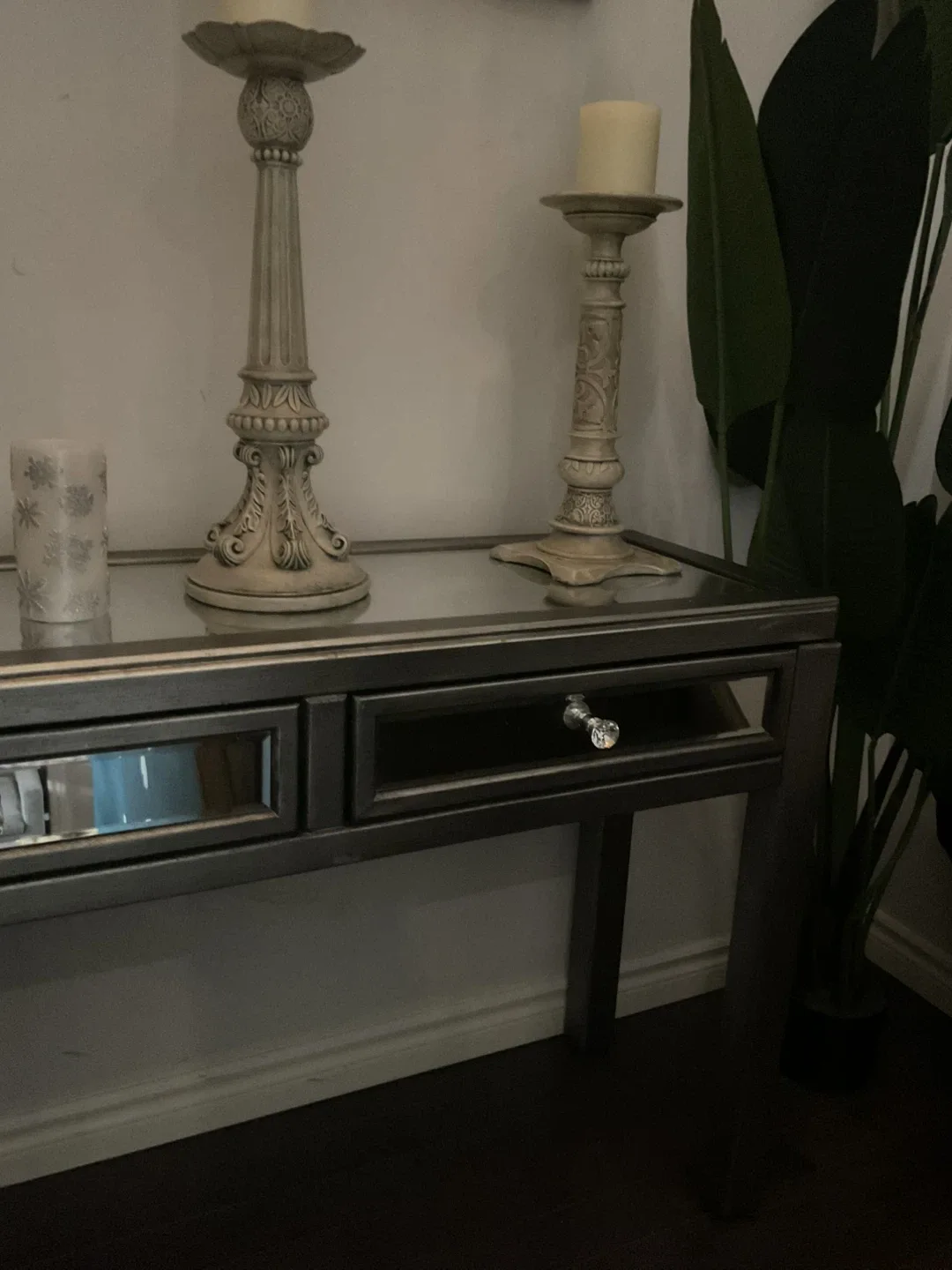 Mirrored Console Table with Drawers image indicator(7)