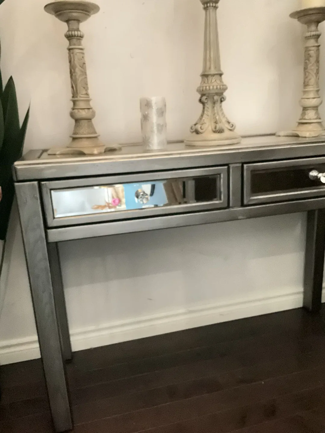Mirrored Console Table with Drawers image indicator(9)