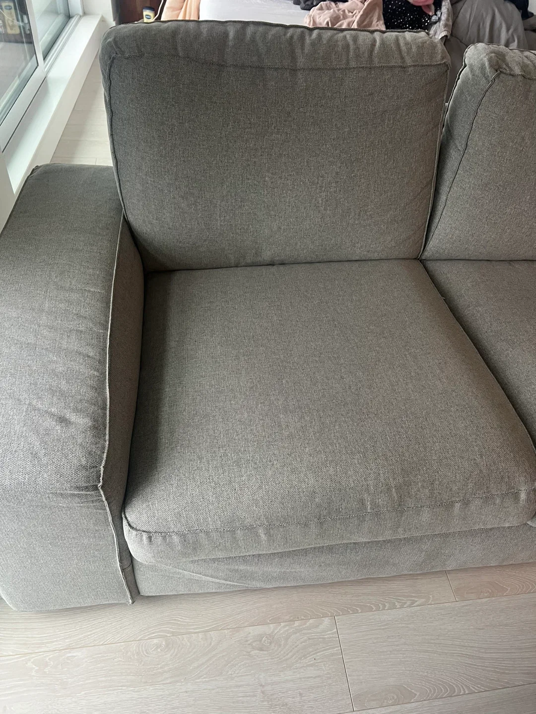 Grey Sofa - 2 seater in great condition image indicator(3)