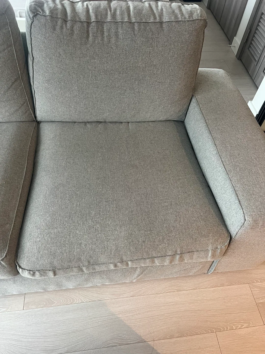 Grey Sofa - 2 seater in great condition image indicator(4)