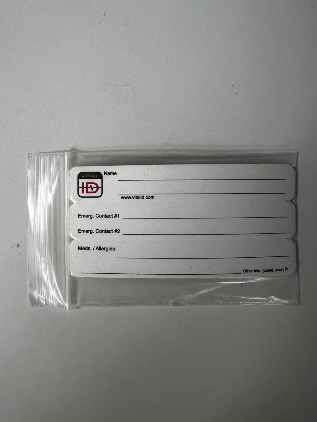 New Vital I.D. Wristband Child Safety Bracelet image indicator(2)