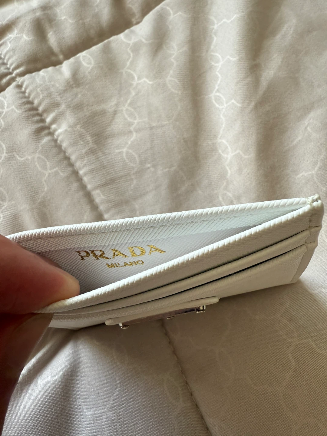 Prada Milano White Card Holder - photo 2
