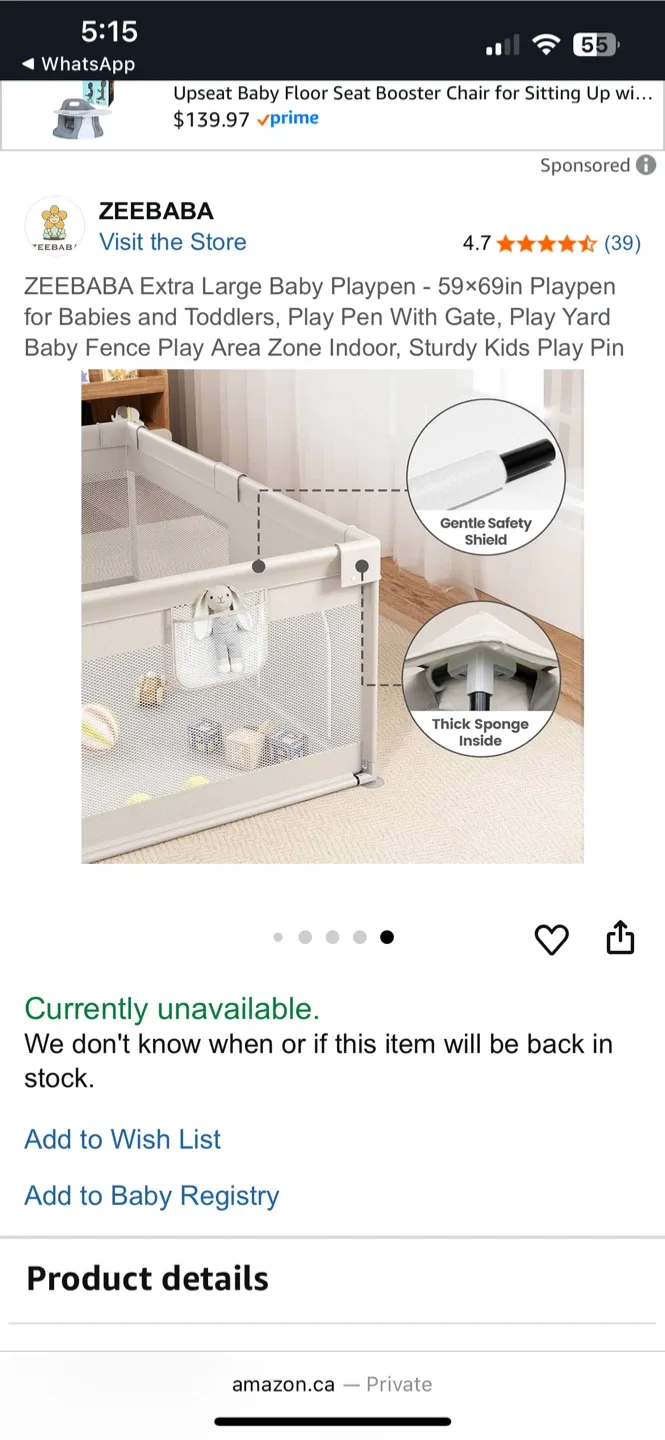 Extra Large Baby Playpen for Kids & Parents image indicator(6)