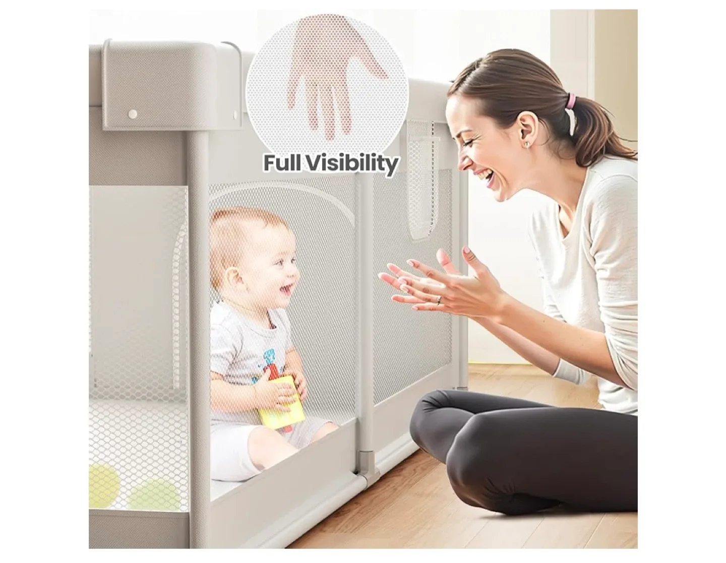 Extra Large Baby Playpen for Kids & Parents image indicator(5)