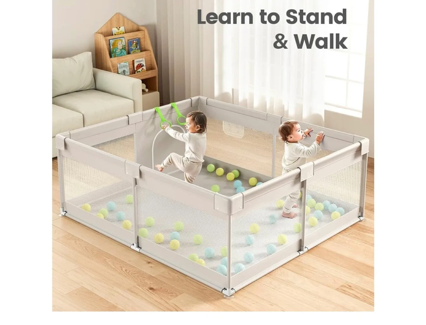 Extra Large Baby Playpen for Kids & Parents image indicator(4)