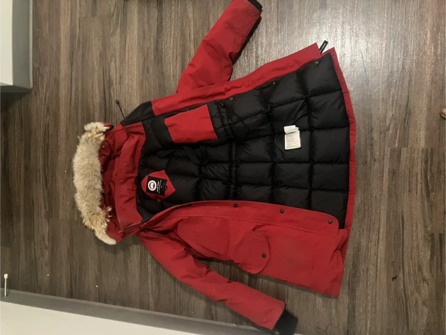 Canada Goose Red Winter Parka - Size S/P image indicator(2)