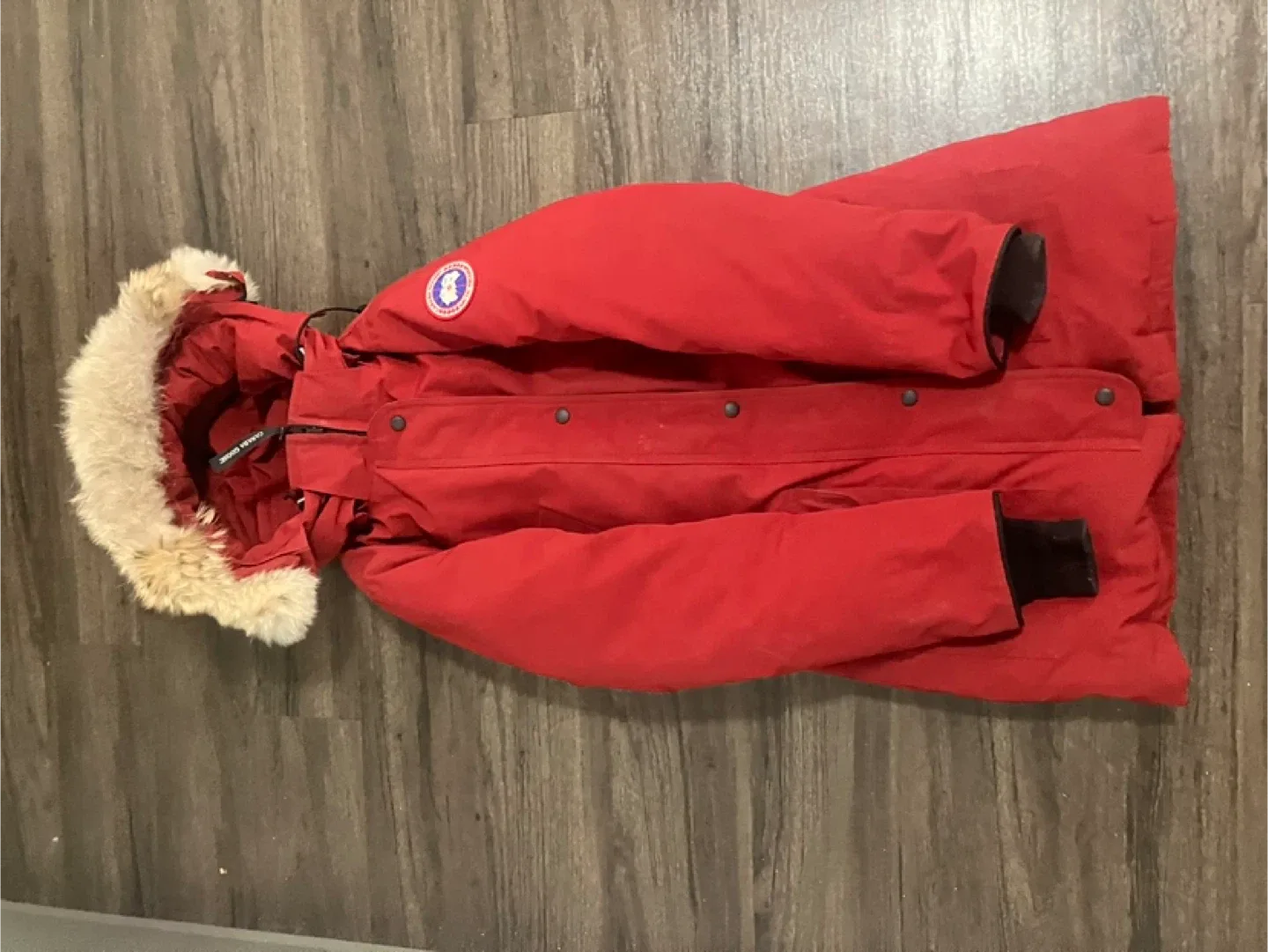 Canada Goose Red Winter Parka - Size S/P image indicator(5)