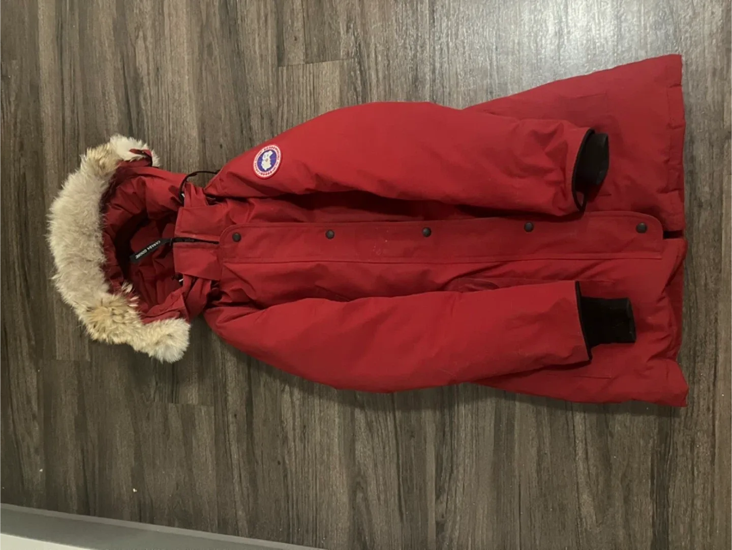 Canada Goose Red Winter Parka - Size S/P image indicator(3)