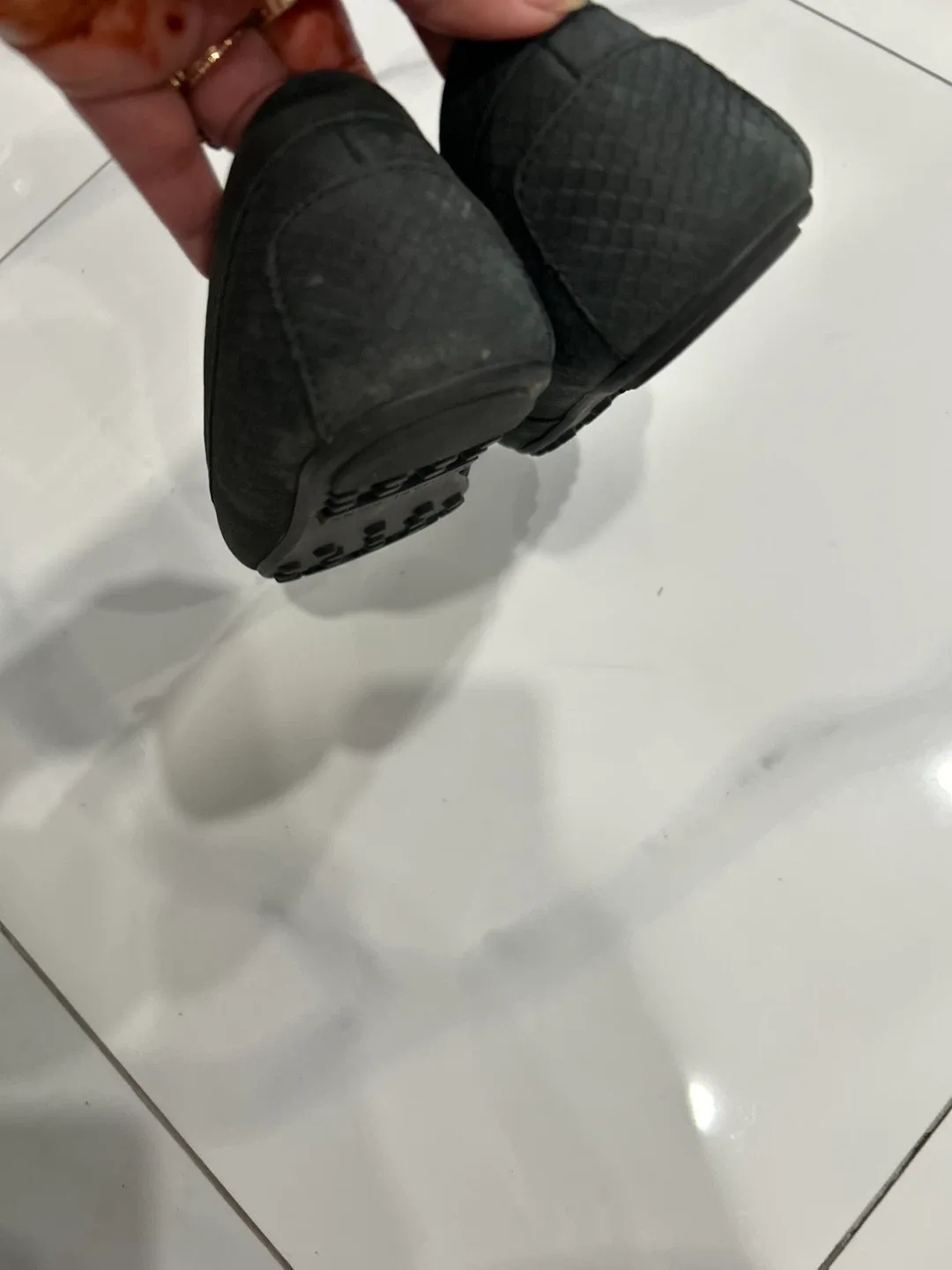 Michael Kors Black Leather Loafers image indicator(3)