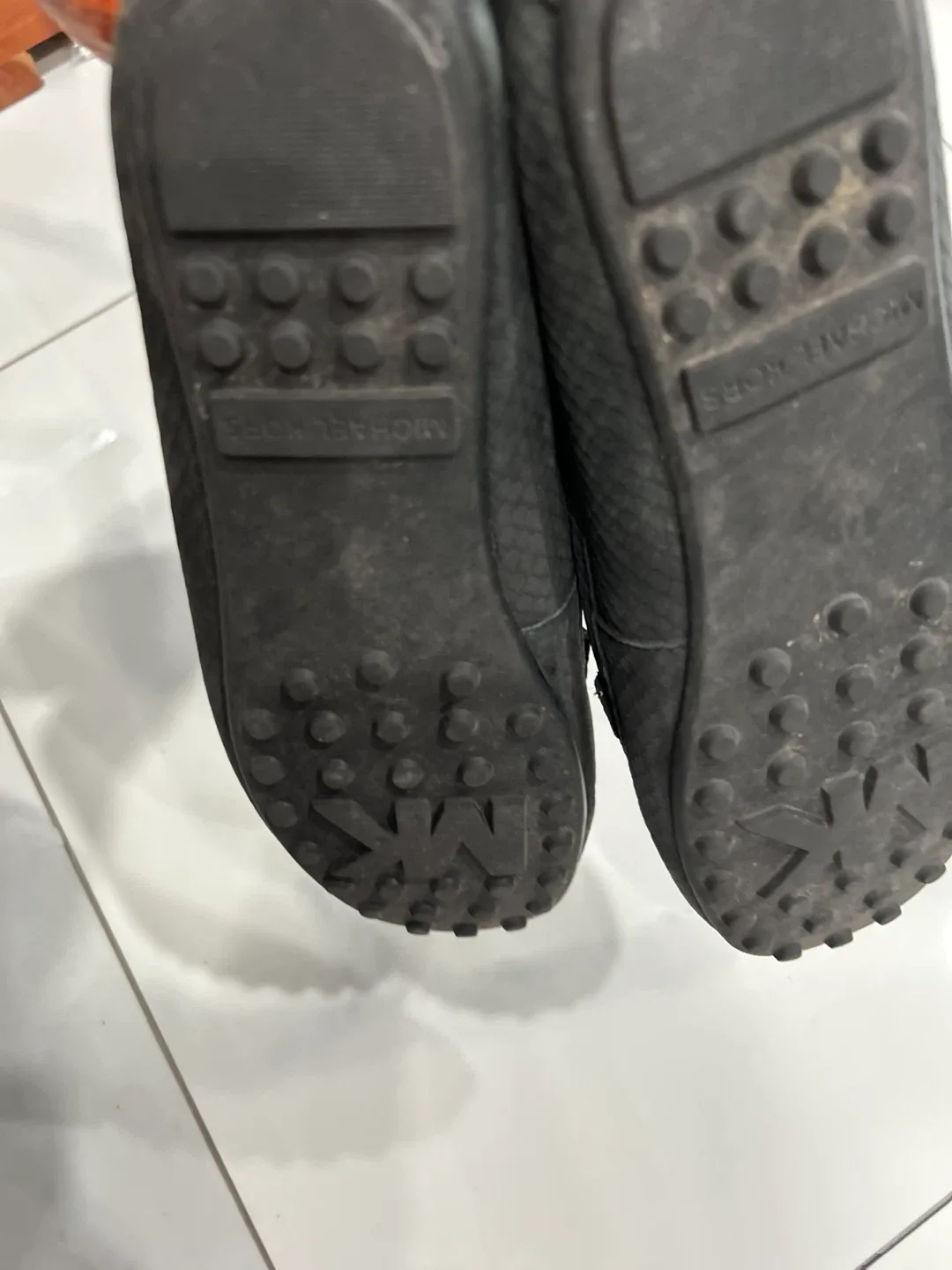 Michael Kors Black Leather Loafers image indicator(4)