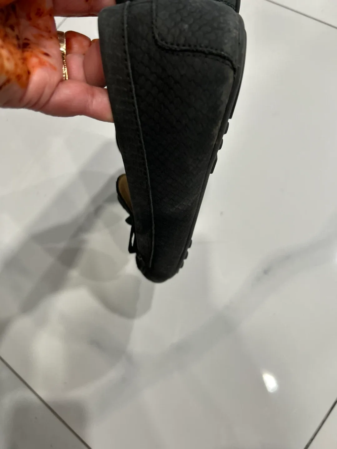 Michael Kors Black Leather Loafers image indicator(5)