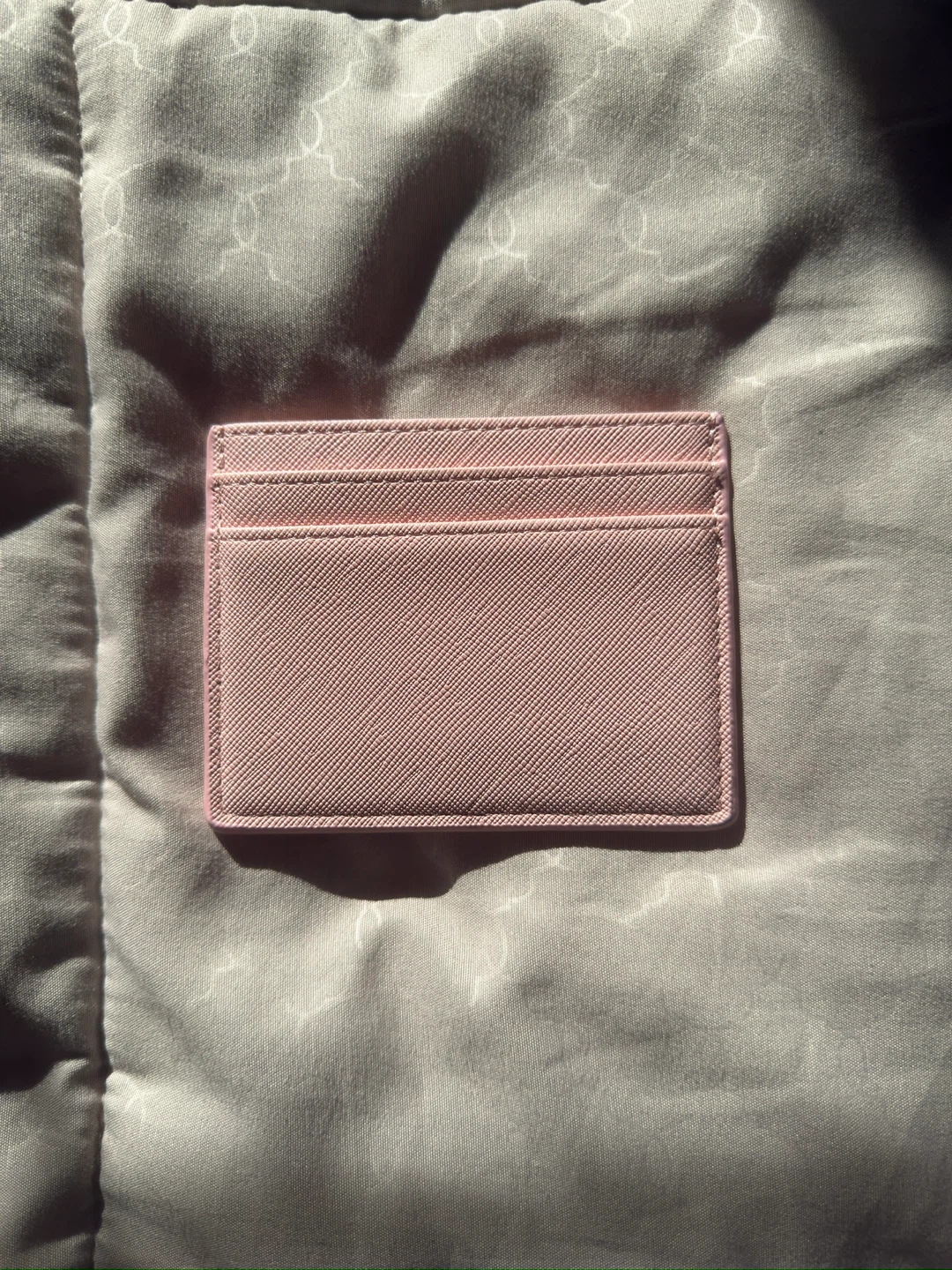 Prada Pink Saffiano Leather Card Holder - photo 3