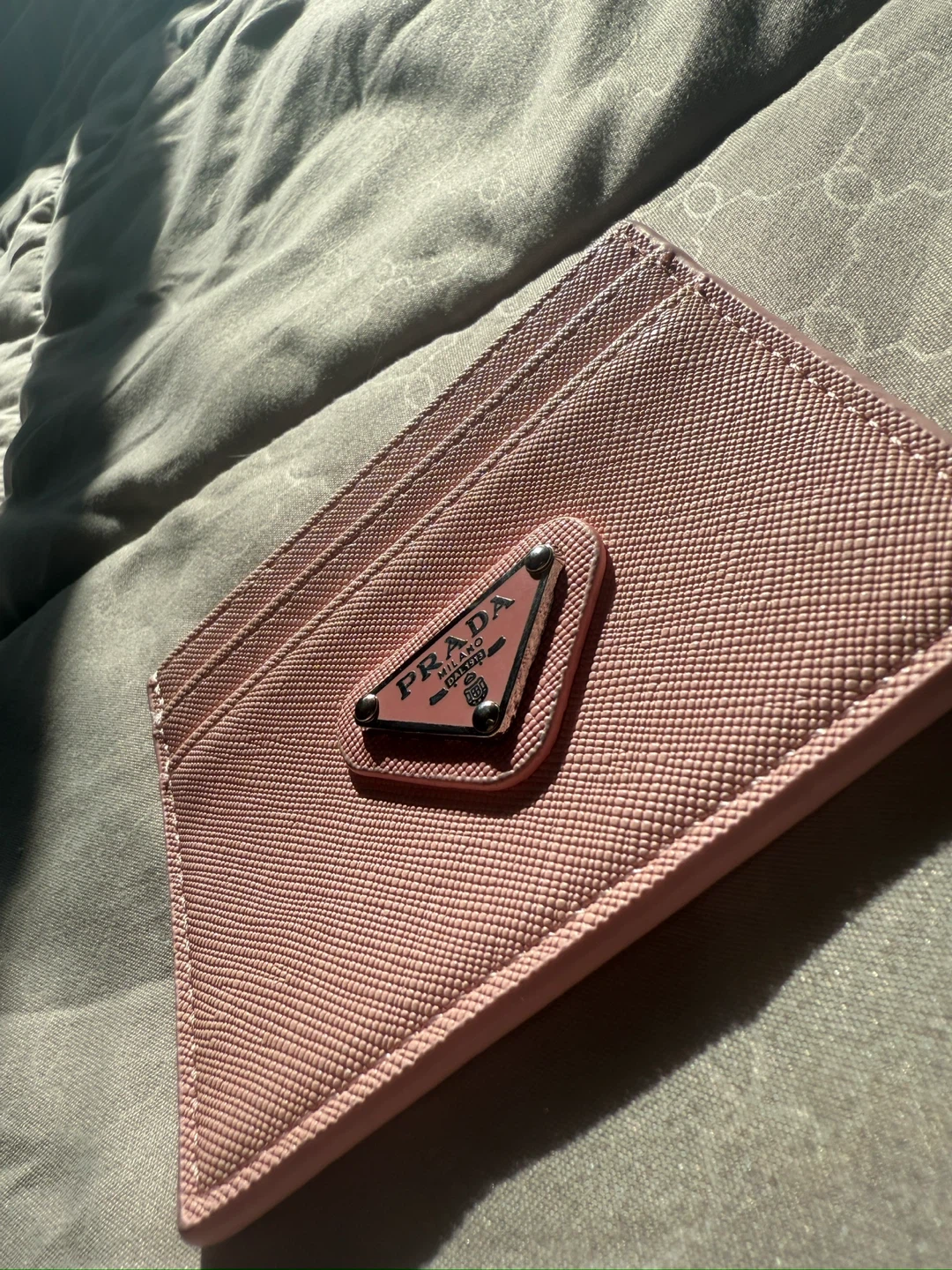 Prada Pink Saffiano Leather Card Holder - photo 2
