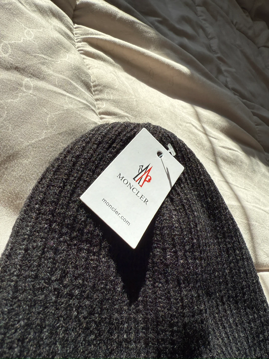 Moncler Wool Knit Beanie - New with Tags - photo 3