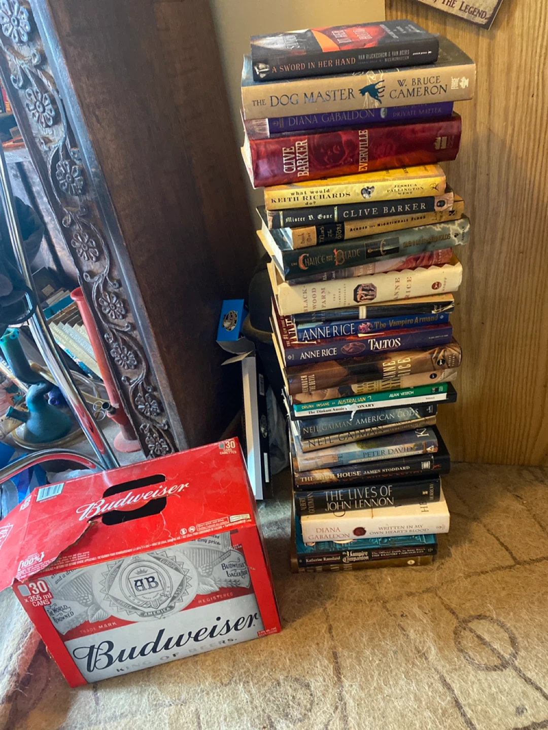Stack of Assorted Books