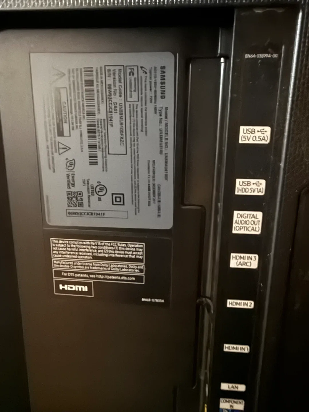 Samsung UN58AU8100 58" 4K UHD Smart TV image indicator(3)