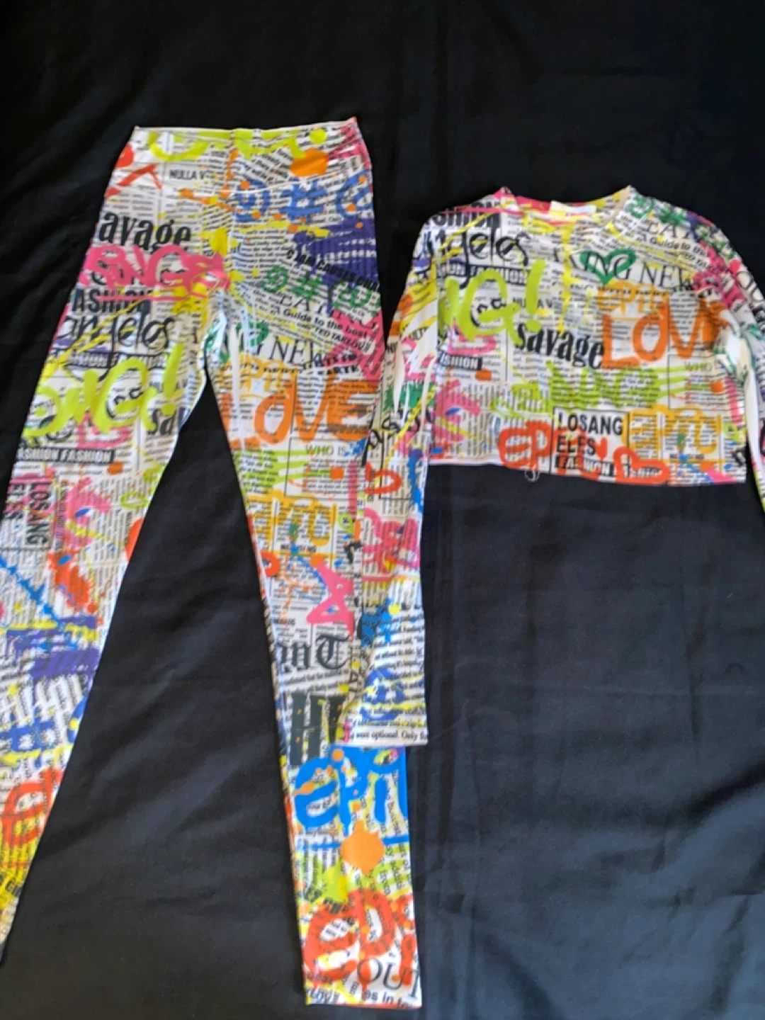 Colorful Print Matching Set - photo 2