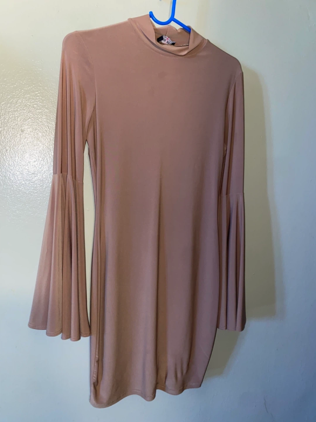 Bell Sleeve Dress - Mauve