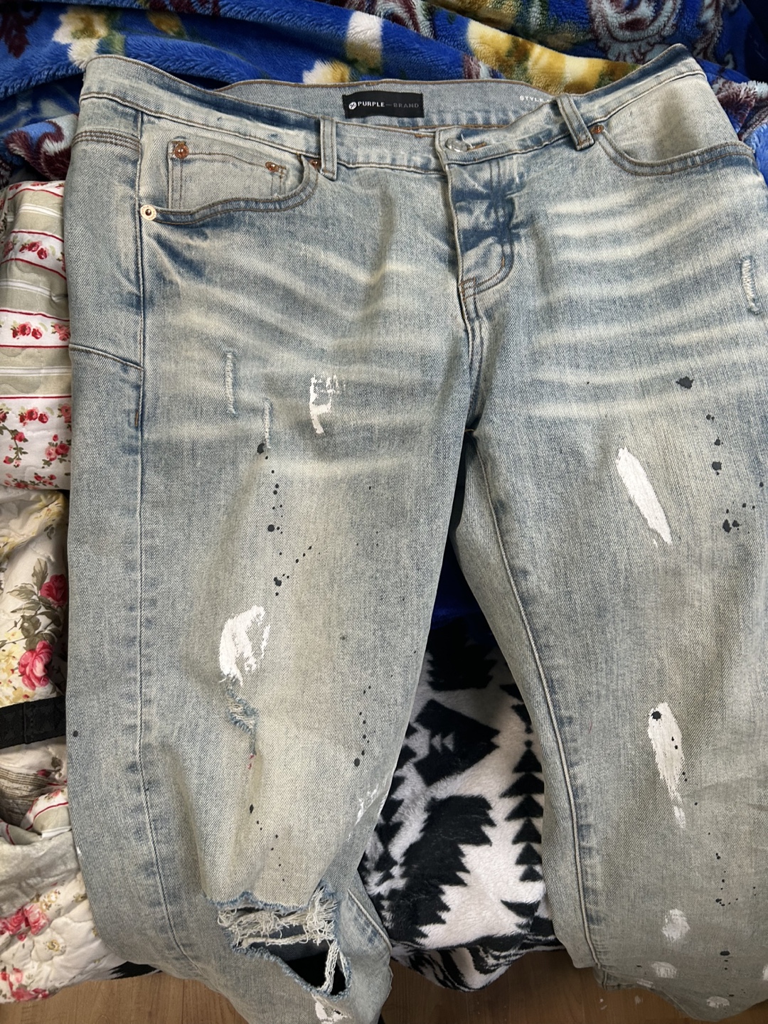 Purple Brand Distressed Denim Jeans - photo 3