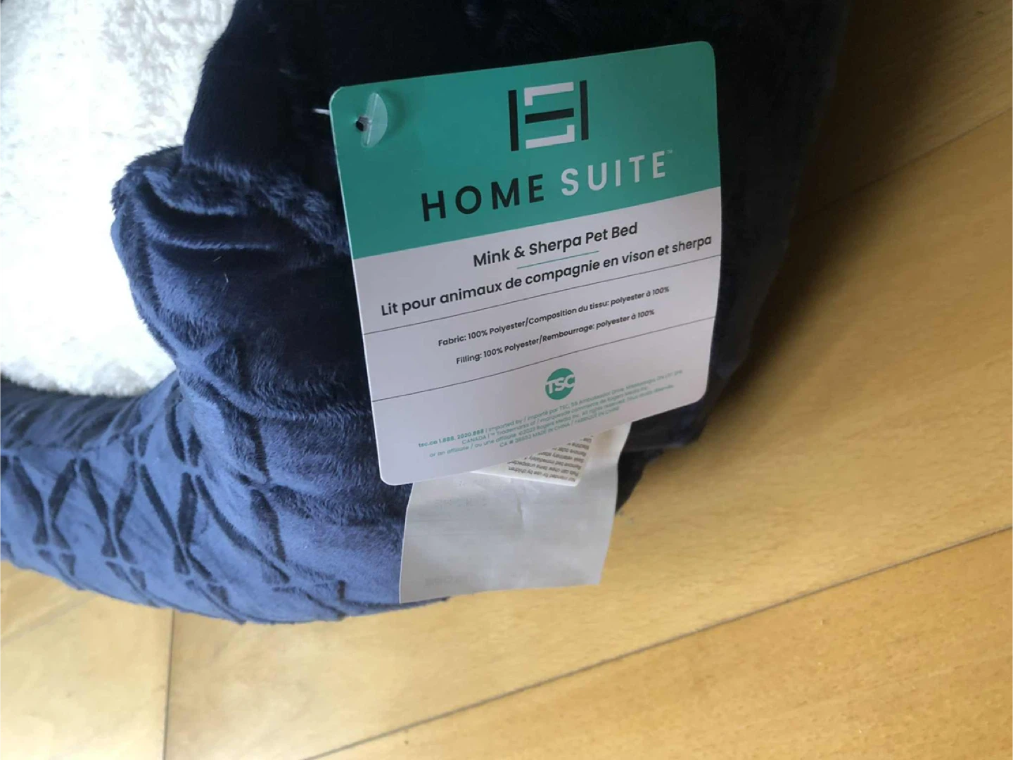 Home Suite Mink & Sherpa Pet Bed - photo 2