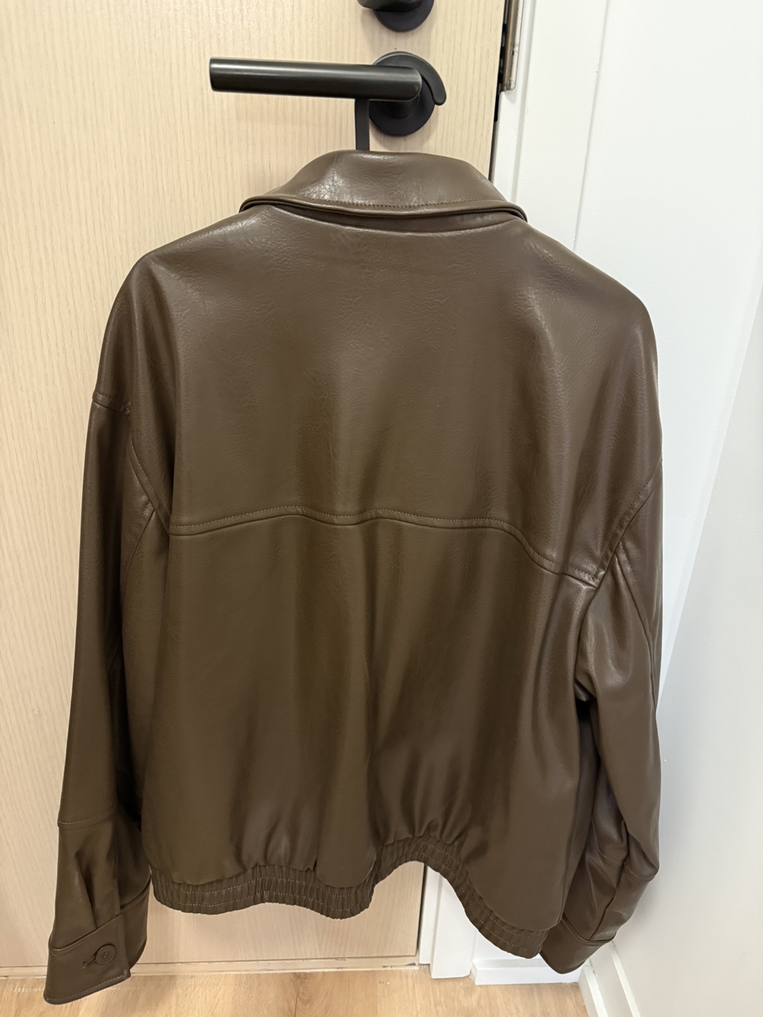 Zara Faux Leather Jacket, Size S - photo 3