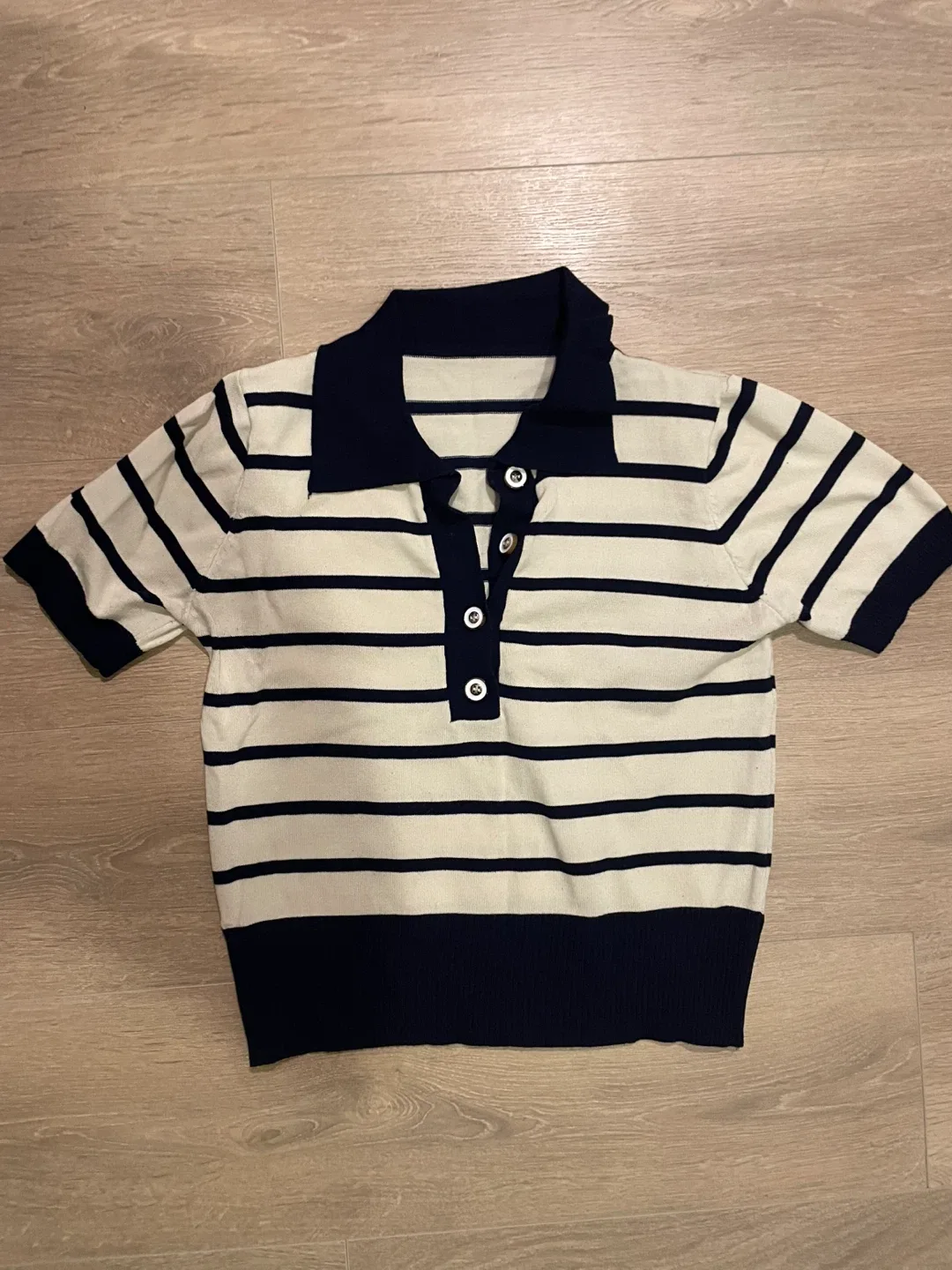 MNG Striped Knit Top - Size M