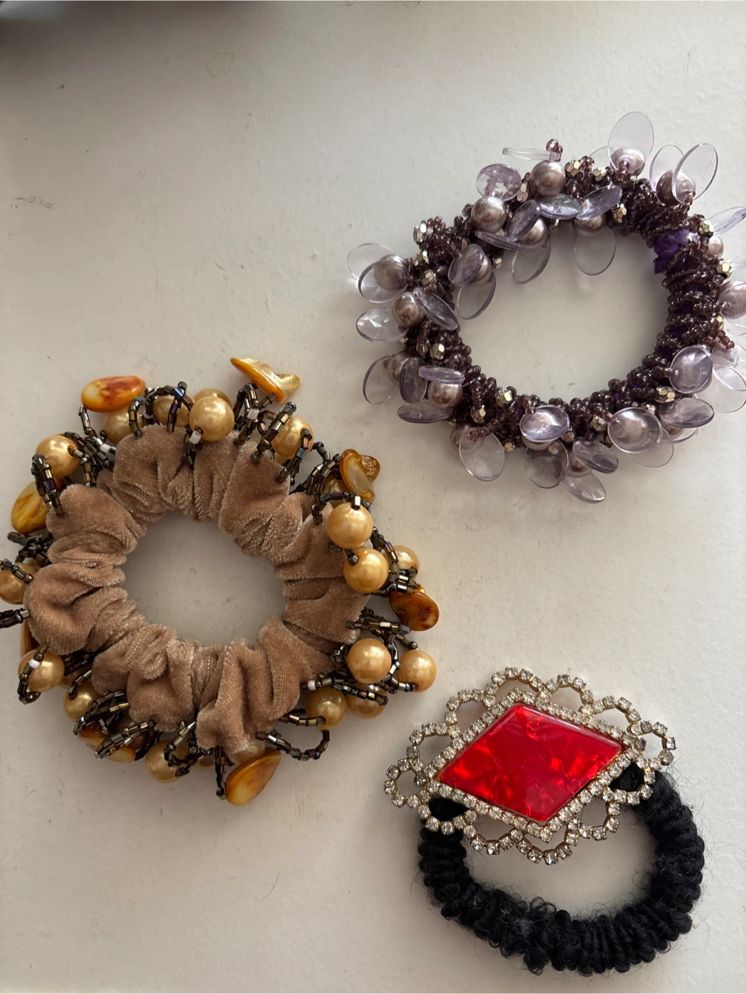 Assorted Decorative Hair Elastics