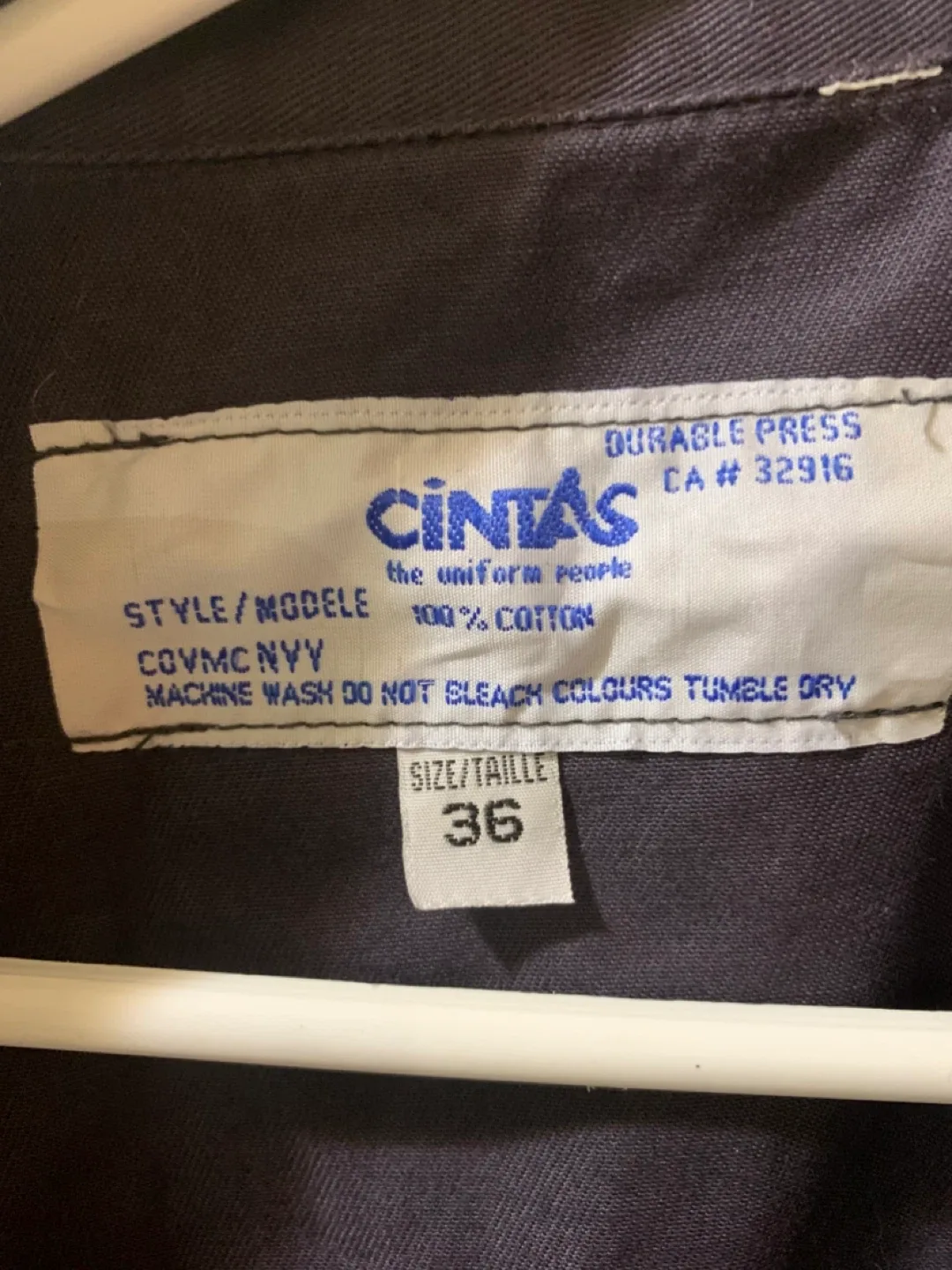 Cintas Navy Coverall - Size 36 image indicator(2)