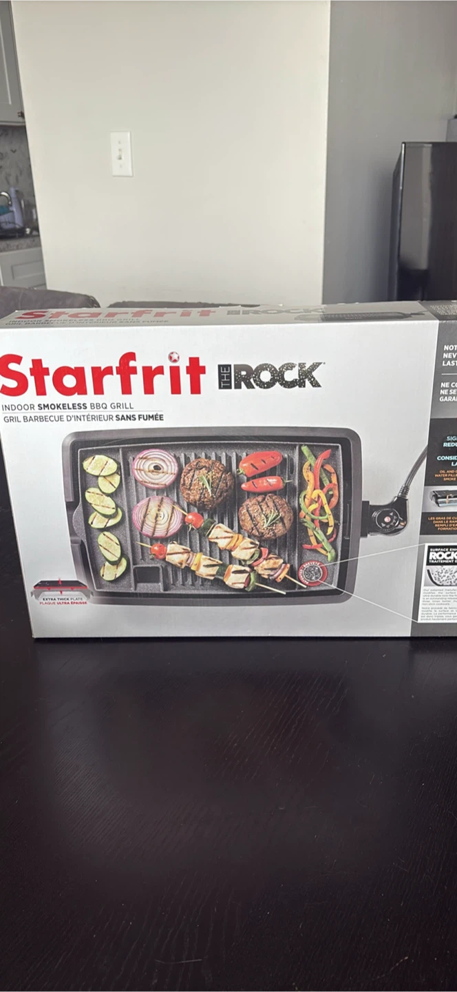 Starfrit The Rock Indoor Smokeless Grill - New in Box!