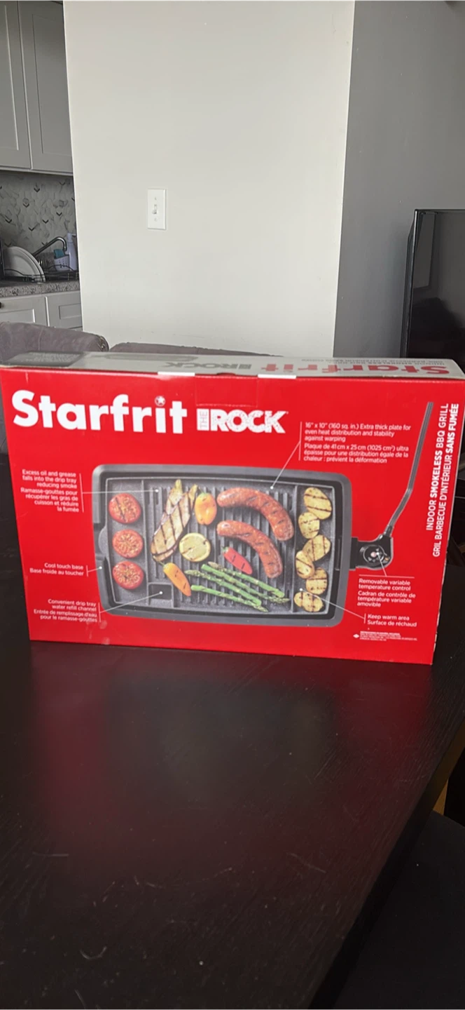 Starfrit The Rock Indoor Smokeless Grill - New in Box! - photo 2