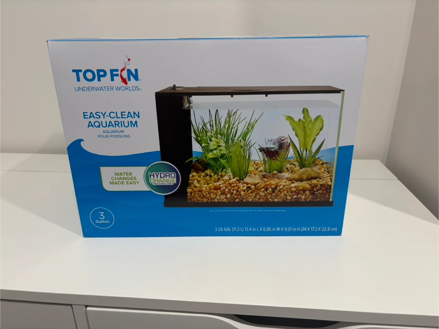 Top Fin 3 Gallon Fish Tank