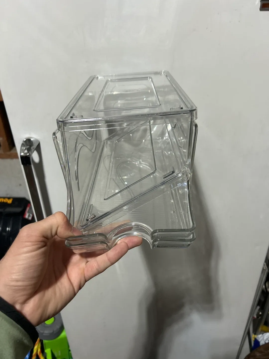 Clear Plastic Storage Container for pop cans thumbnail