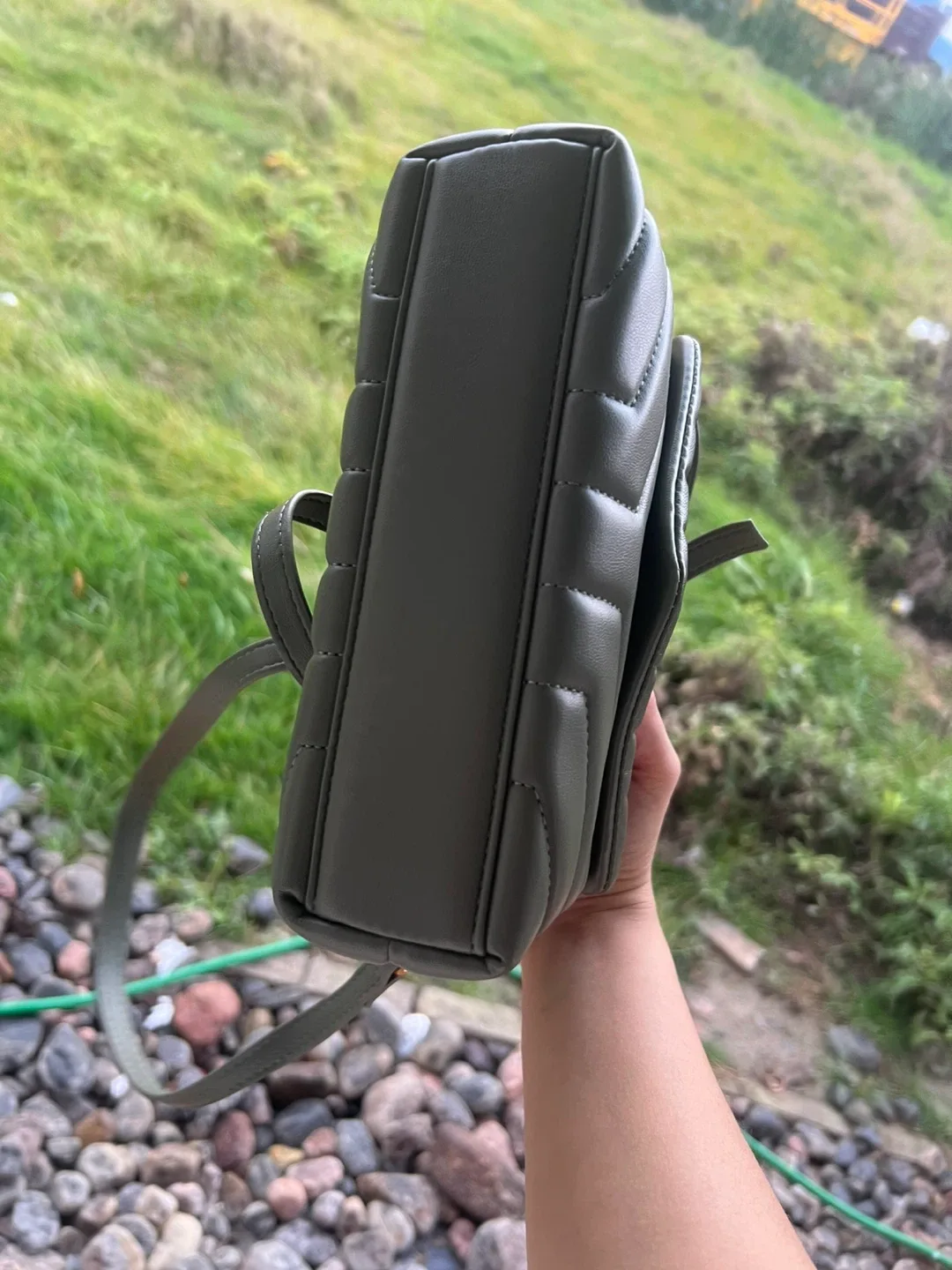 Saint Laurent Toy Loulou Olive Green Bag image indicator(4)