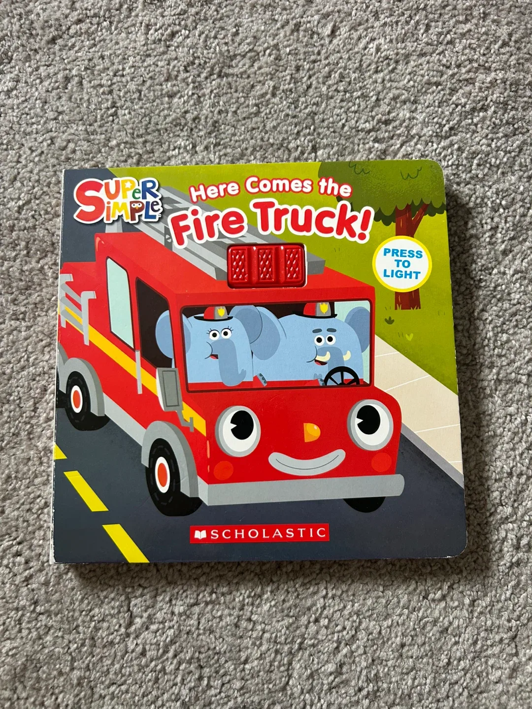 Here Comes the Fire Truck board book thumbnail