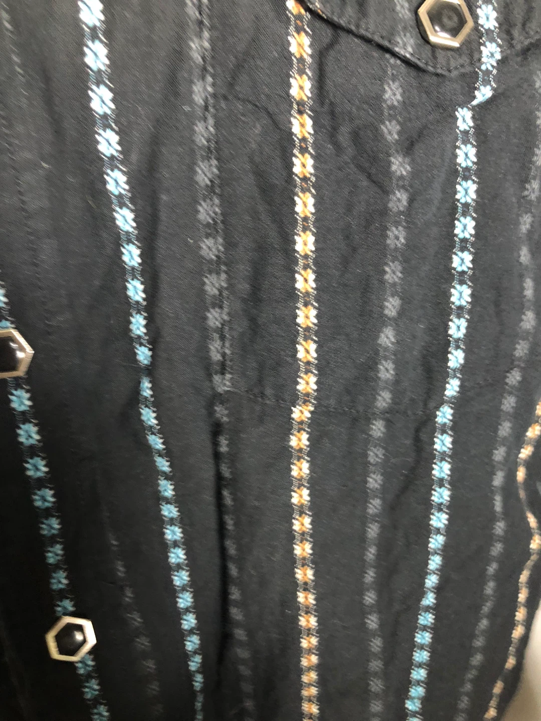 Men’s Black Shirt. Size Large. Roper. - photo 3