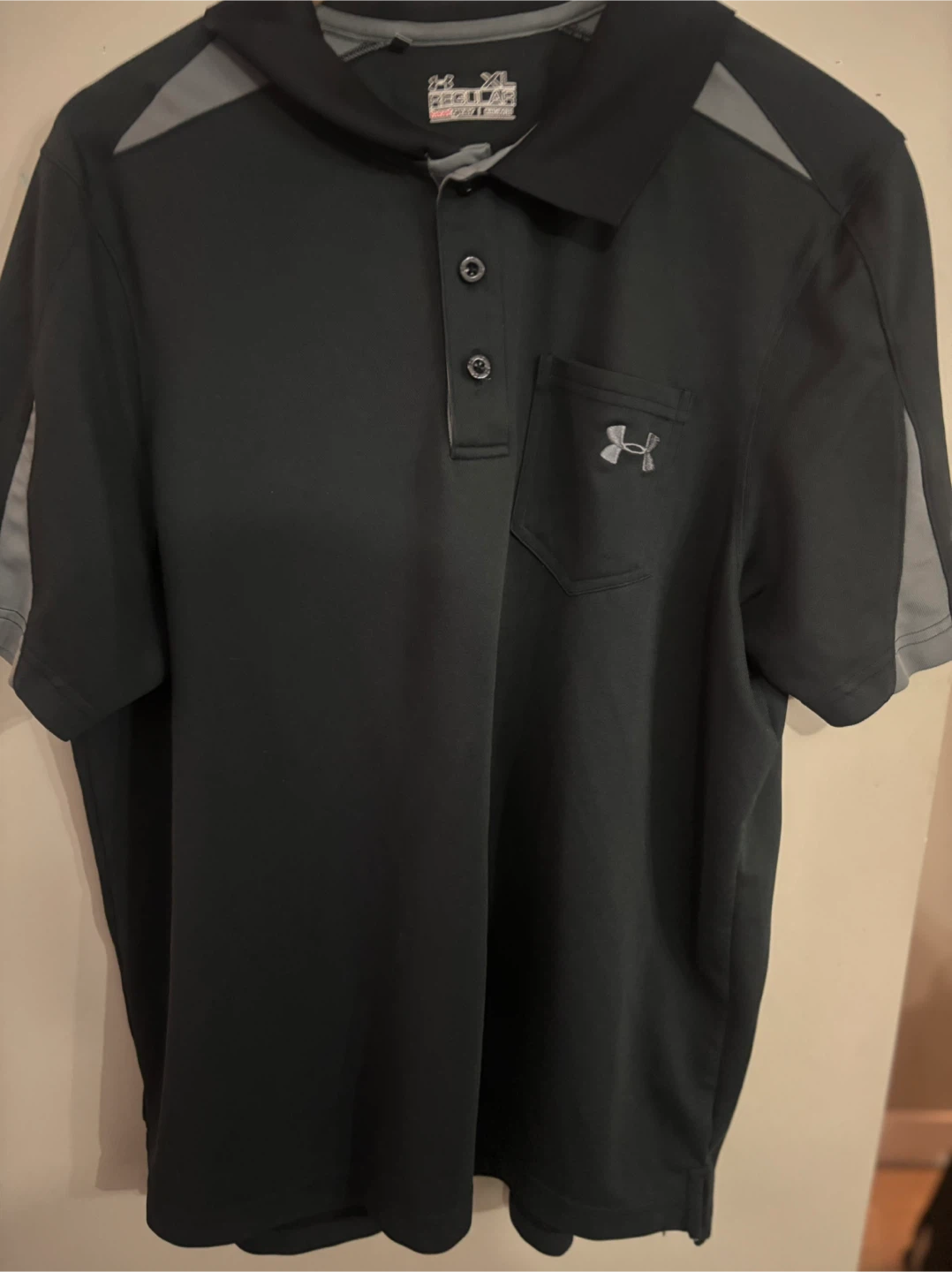Under Armour Black Polo Shirt