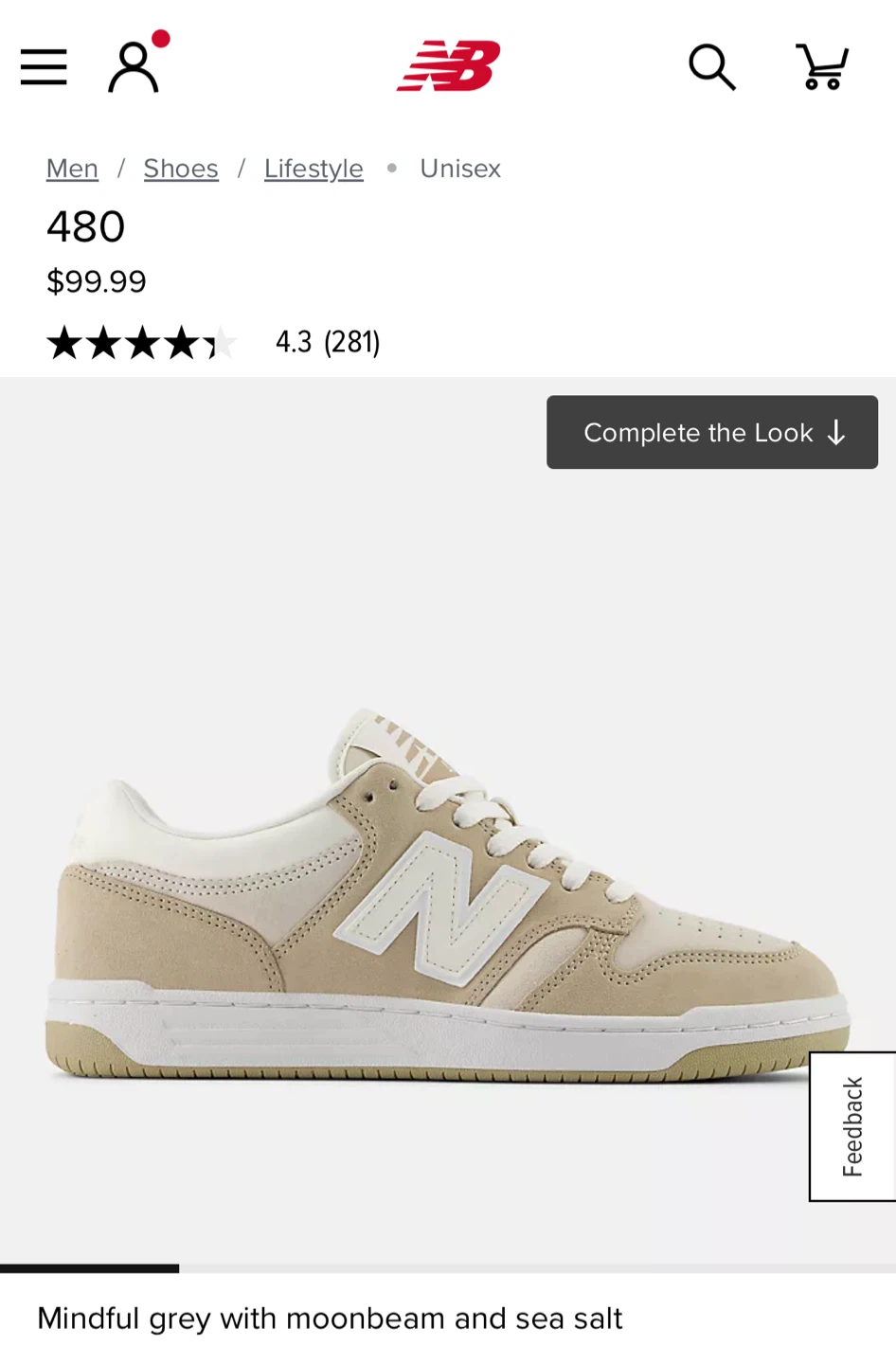 (Retail $113)New Balance 480 Sneakers Brown & Beige - photo 4