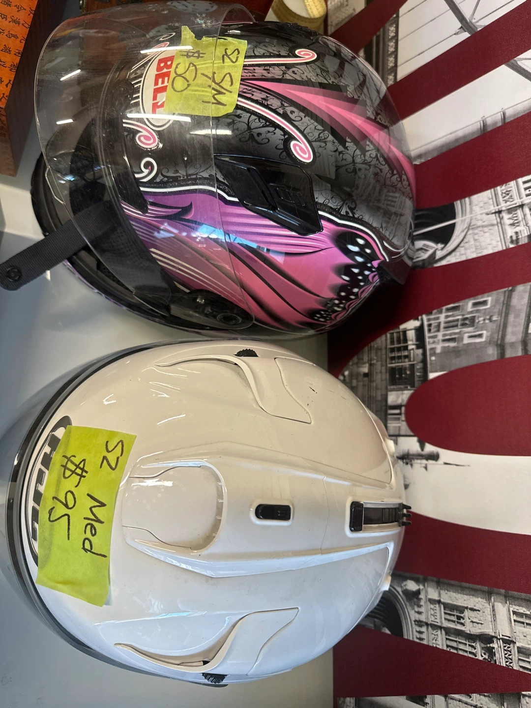 Motorcycle Helmet two of them