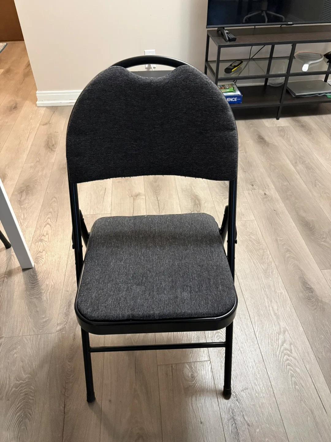 Black foldable chair for $10 each image indicator(2)