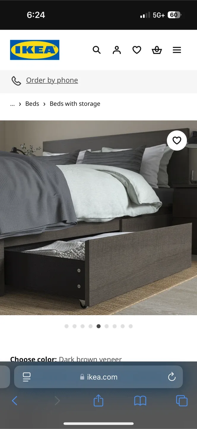 IKEA Malm Queen size Bed Frame image indicator(4)