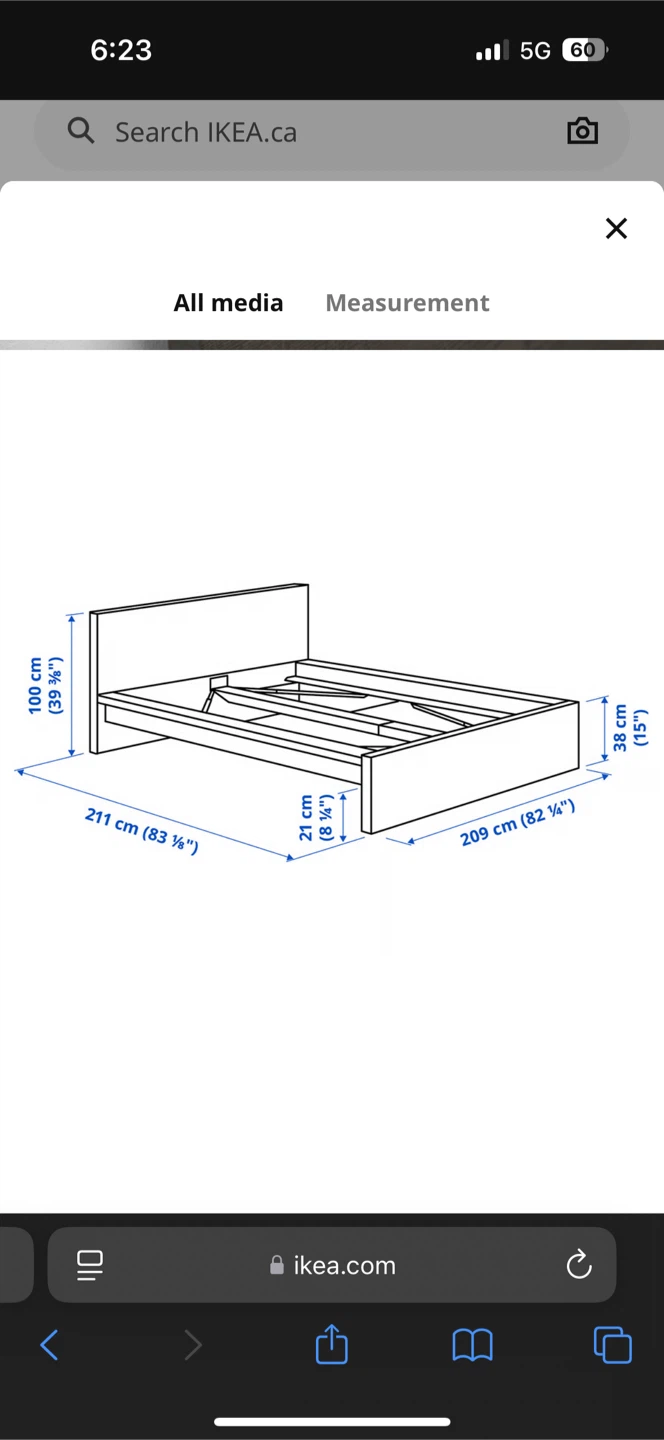 IKEA Malm Queen size Bed Frame - photo 2