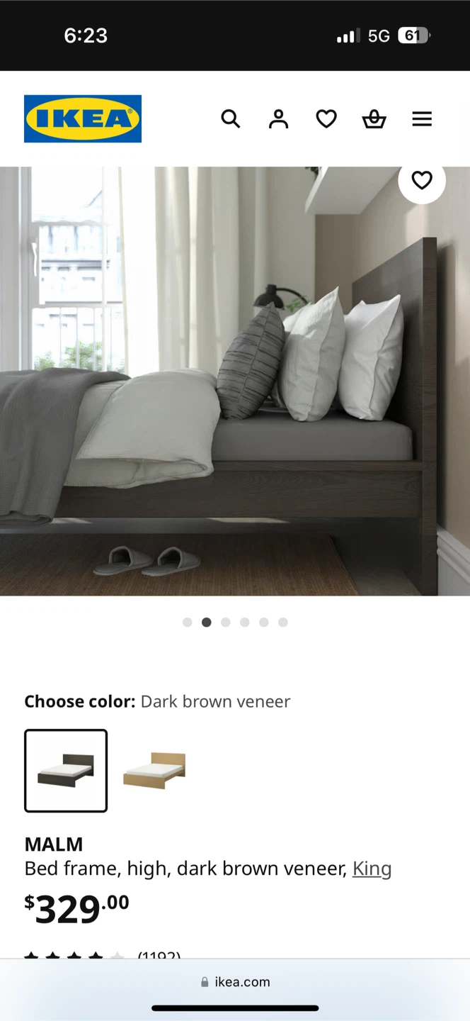 IKEA Malm Queen size Bed Frame