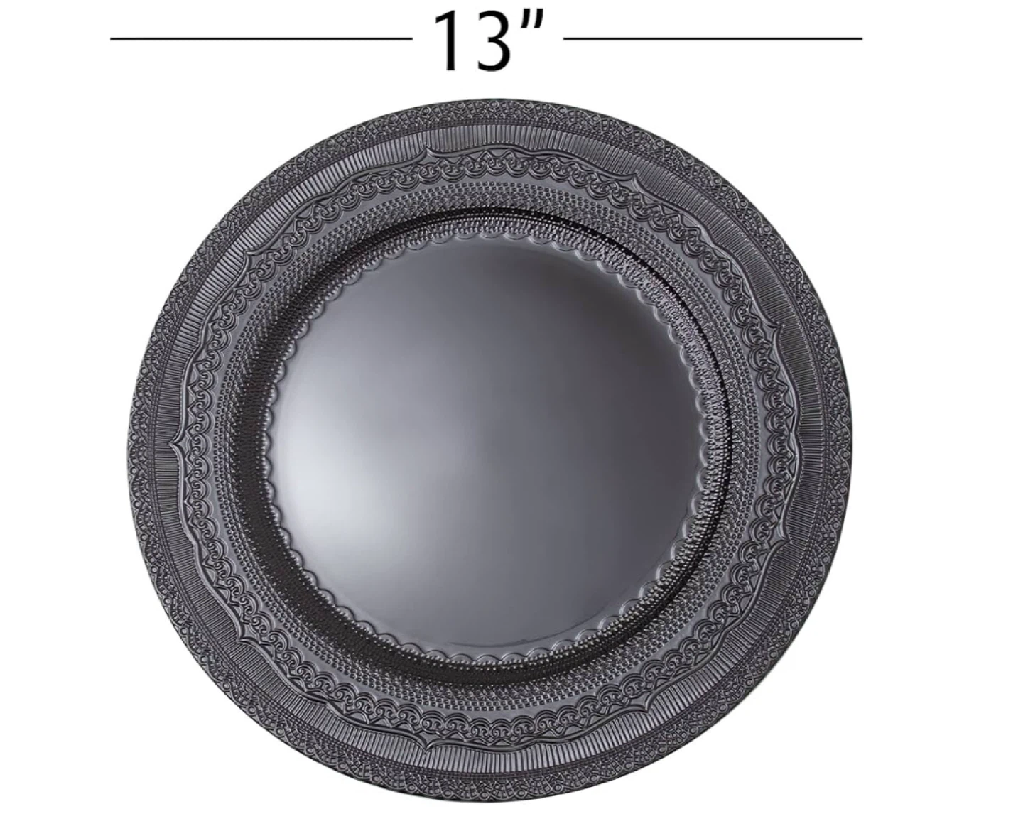 Simply Elegant Eyelet Charger Plate - 13 inch - photo 2