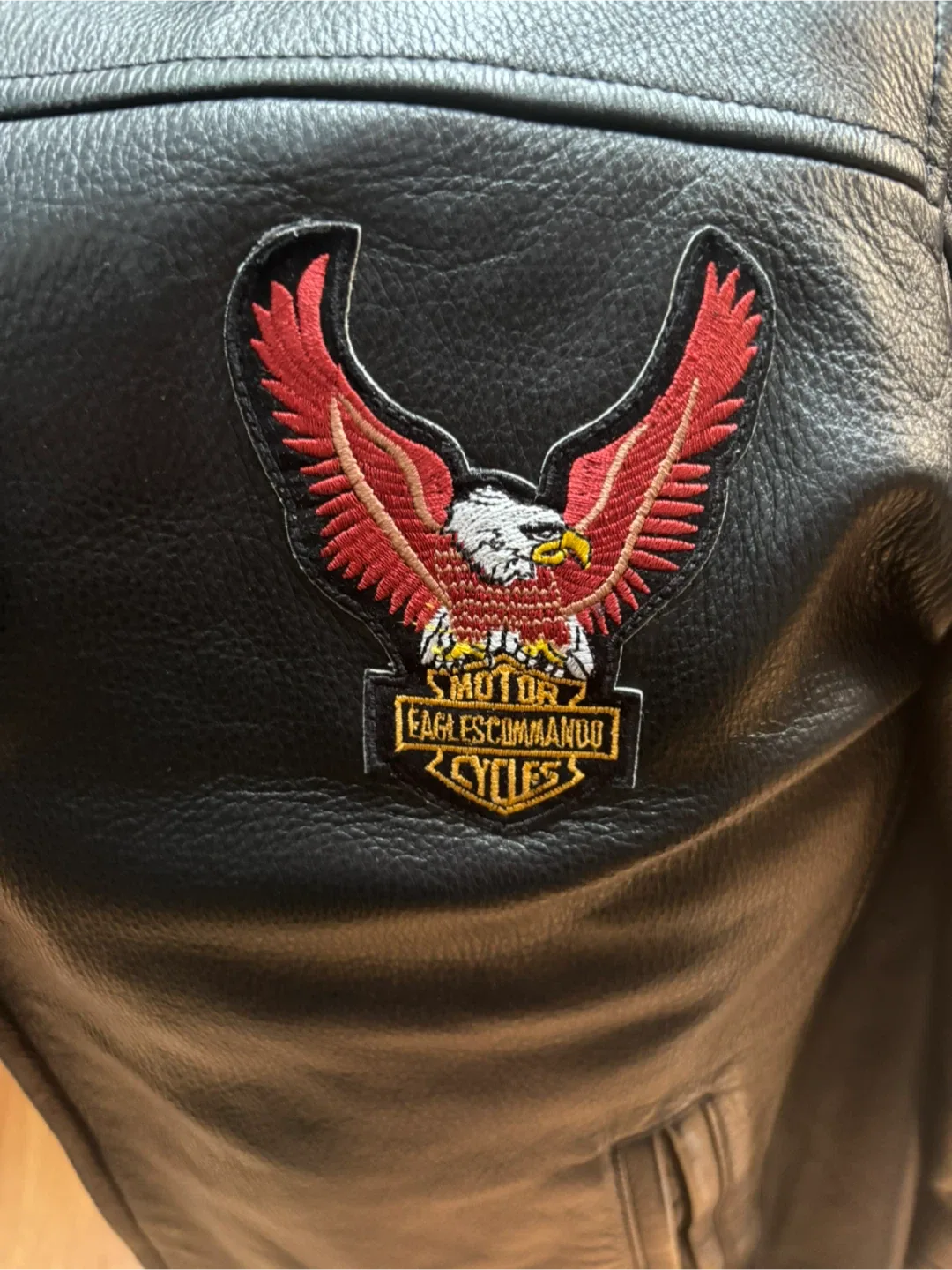 Harley-Davidson Large 42-44 Black Leather Jacket image indicator(5)