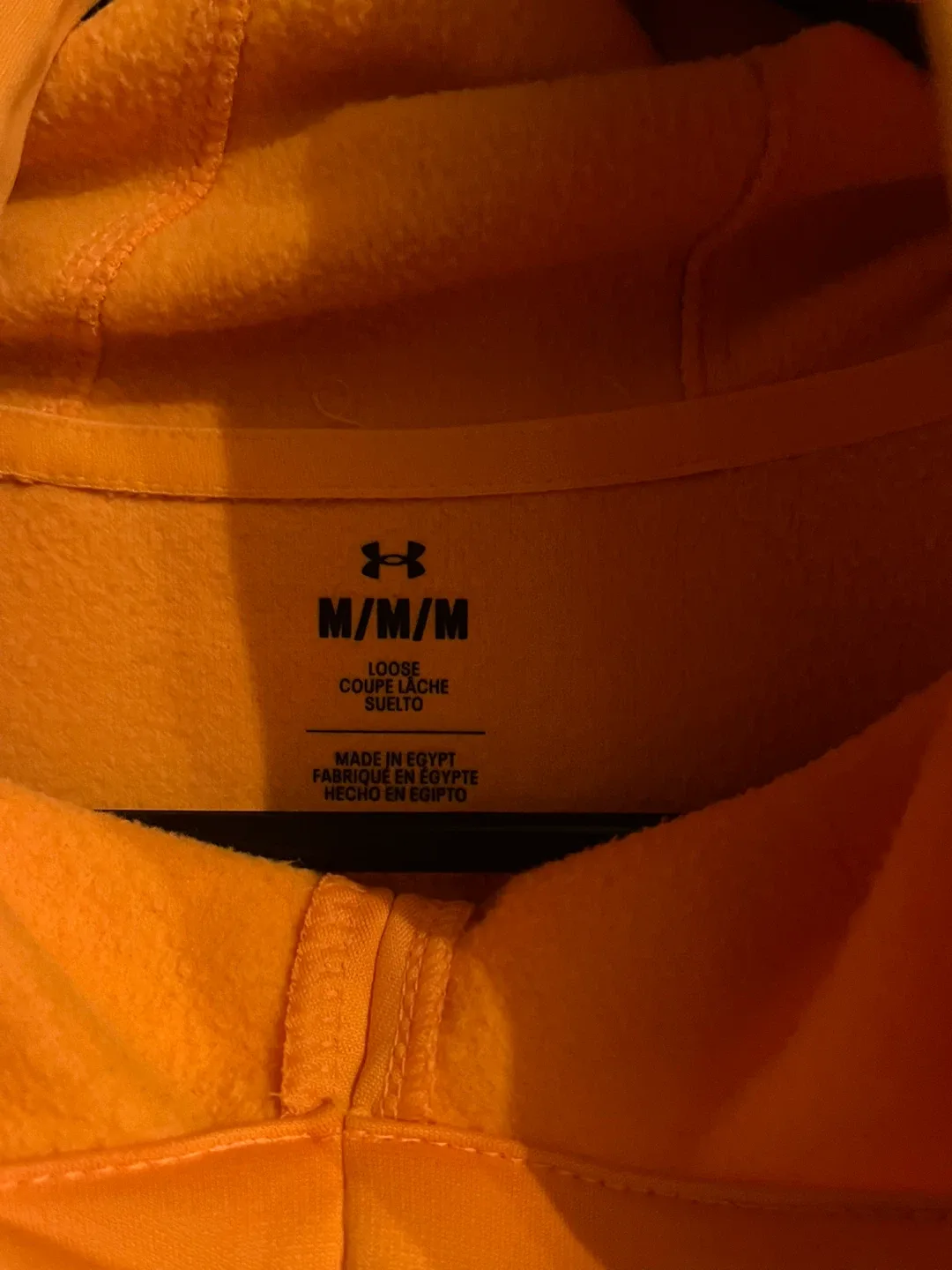 Under Armour Hoodie - Size Medium - Orange image indicator(2)