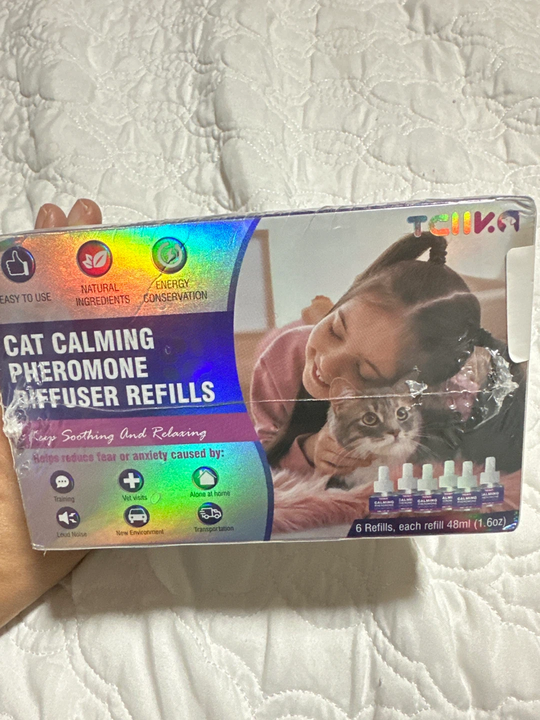 New TCIIVA Cat Calming Pheromone Diffuser Refills (6)
