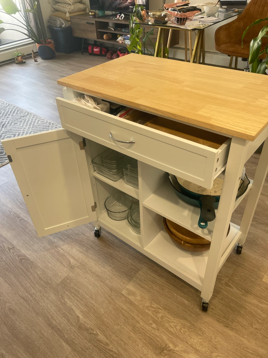Kitchen island on wheels - photo 2