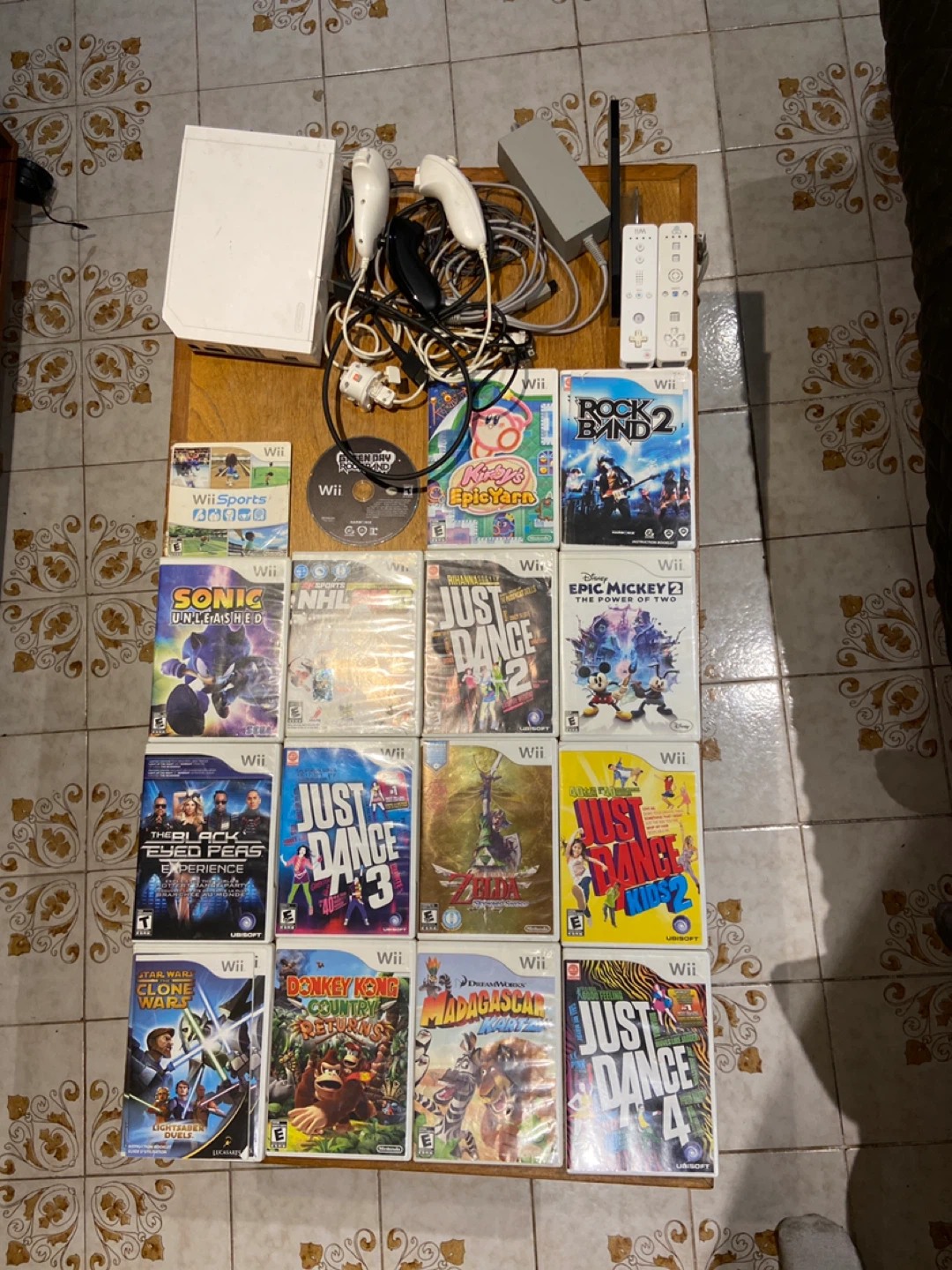 Nintendo Wii Console with Games and Accessories - photo 4
