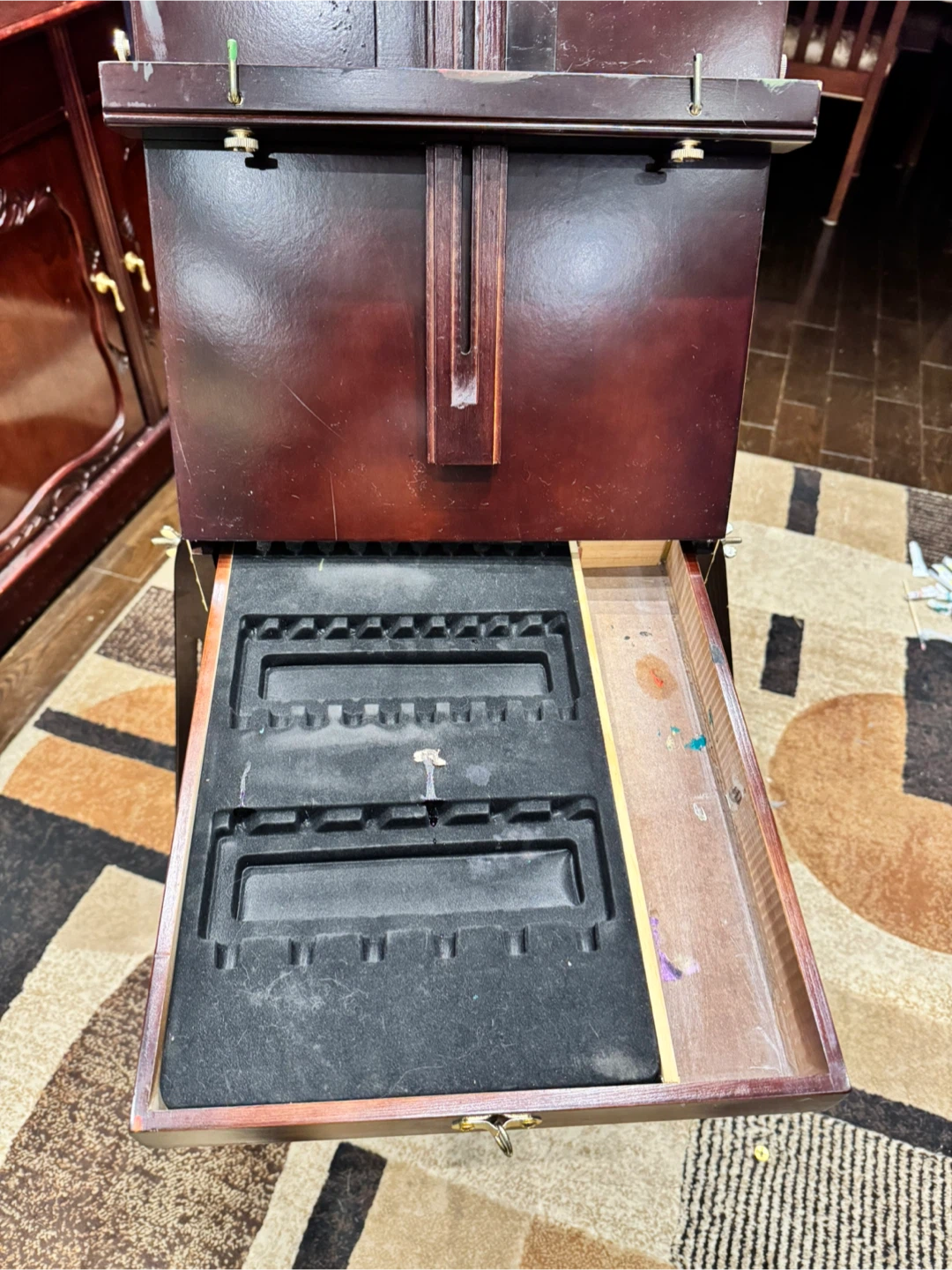 Wooden Easel with Storage Drawer - photo 5